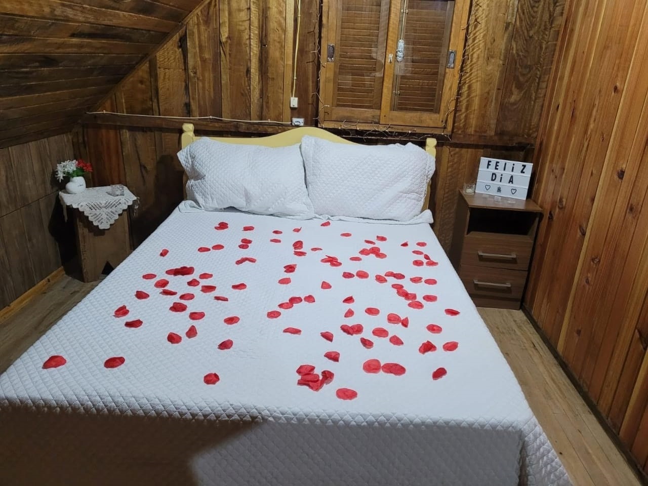 Quarto casal Chalé da Pedrinha