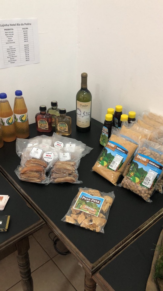 Produtos artesanais Hotel Rio da Pedra